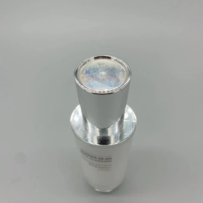 Weißes Serum Matt-pp. versilbern luftlose acrylsauerPumpflaschen 15ml 30ml 50ml 100g