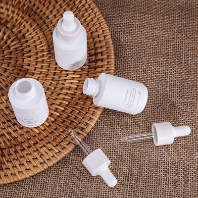 Milchiges Weiß wesentlicher Serum HAUSTIER Plastik-Tropfflasche-30ml