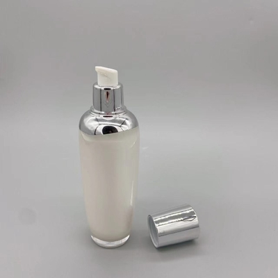 ovaler Zylinder 80ml Plastik-PS-Haut-Toner-Flaschen-kosmetisches Verpacken