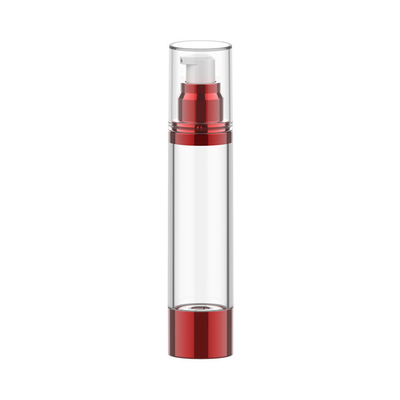Anodisierte Flasche der Lotion der Vakuumflasche kosmetische Flasche Vakuummit große Ringbasis luftloser acrylsauerflasche