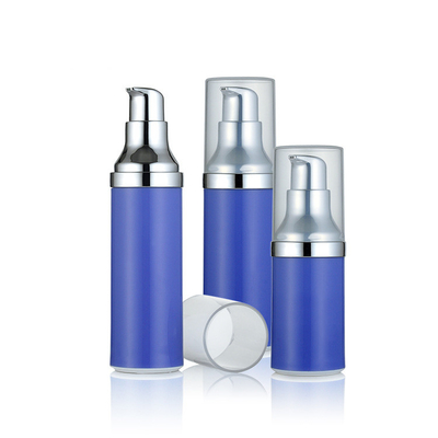 ABSkann Plastikvakuumflasche kundengebundene luftlose acrylsauerflasche 15ml 30ml 50ml sein