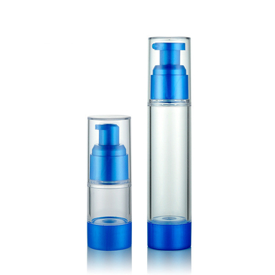Anodisierte Aluminiumhauptkappenvakuumflaschenkosmetik in der Plastikflasche 15ml 20mlALUM vakuum