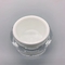 zylinderförmige glas-unterschiedliche Behälter des Gesichts-30g Plastikder creme-pp.