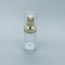 Goldtransparente kosmetische luftlose PlastikPumpflaschen, die 30ML vakuumverpacken