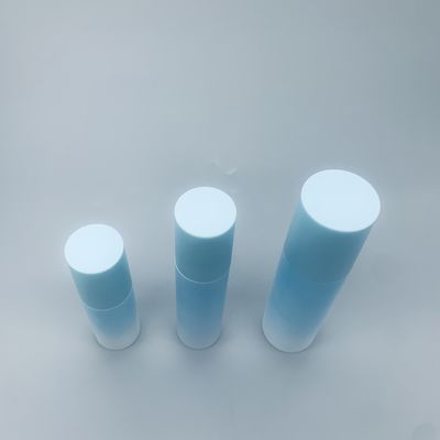 Qualität  Blue Plastic Cosmetic Airless Pump Bottles For Essential Oil usine